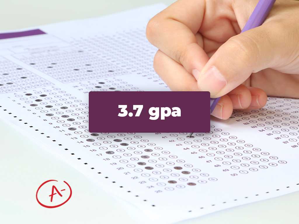 3.7 gpa