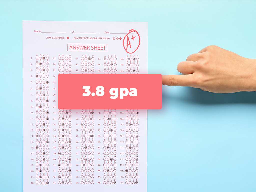 3.8 gpa