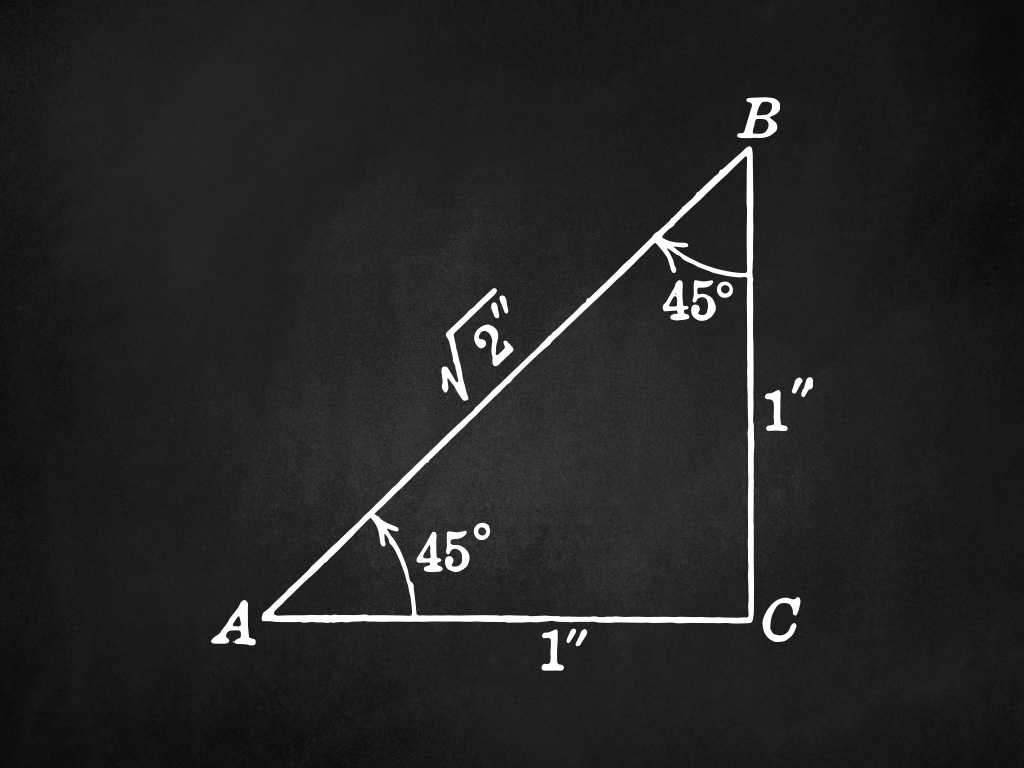 special right triangles