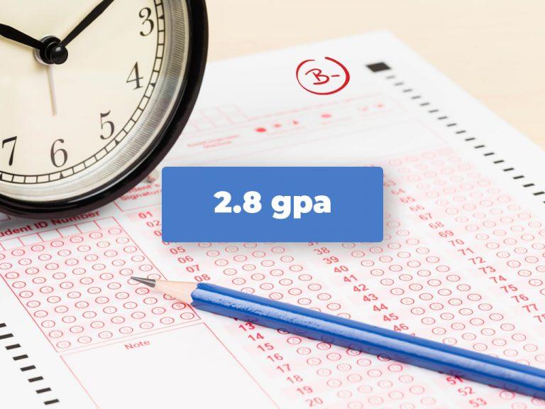 2.8 gpa